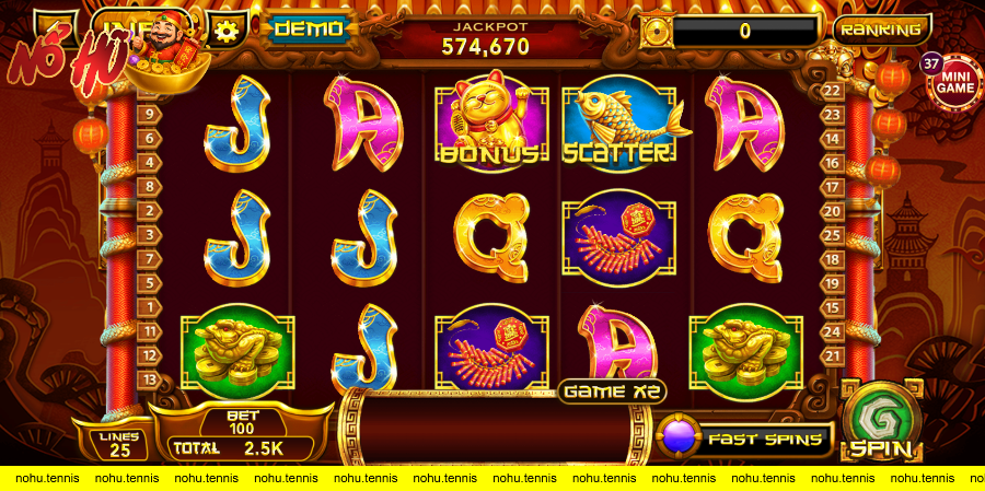 giao diện trò chơi slot Thần tài tại sunwin